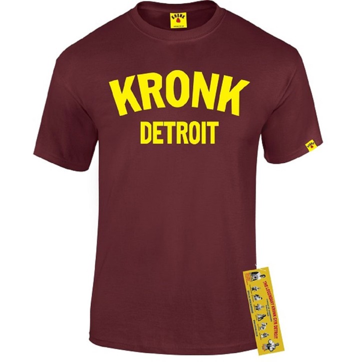Kronk Detroit T-Shirt Maroon
