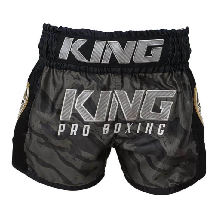 King Pro Boxing Pro Star 2 Muay Thai Short Camo Grey