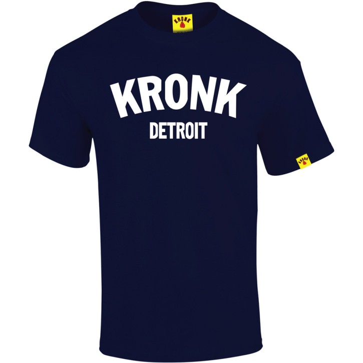 Kronk Detroit T-Shirt Navy White