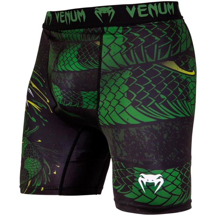 Venum Green Viper Compression Shorts Black Green