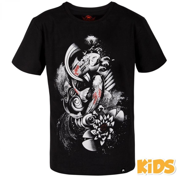 Abverkauf Venum Koi 2.0 T-Shirt Kids Black White