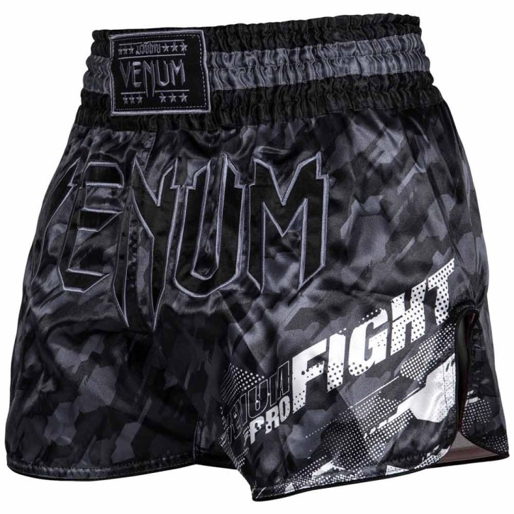 Venum Tecmo Muay Thai Shorts Dark Grey
