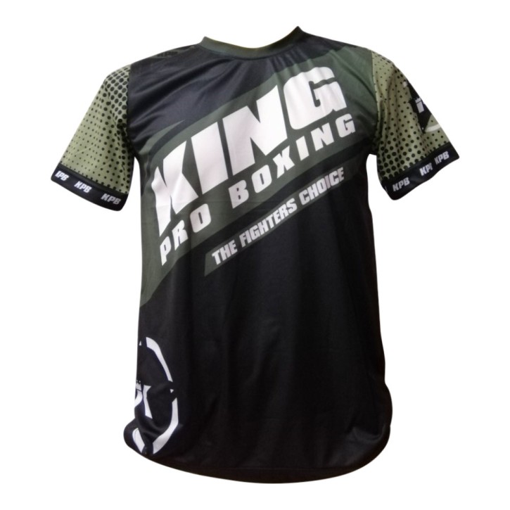 King Pro Boxing Star Vintage T-Shirt Khaki
