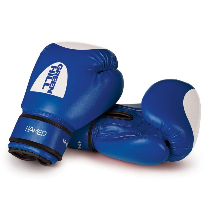 Green Hill Hamed Boxing Gloves Blue With hit area