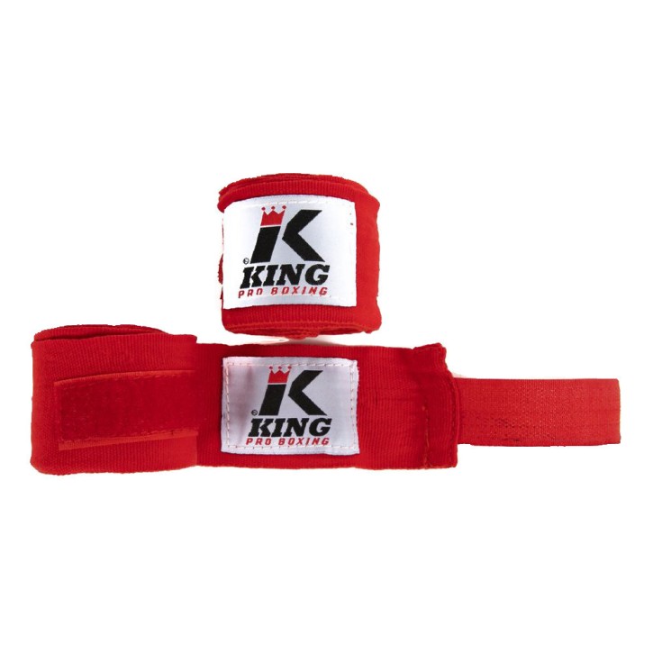 King Pro Boxing BPC Handwraps 460cm Red