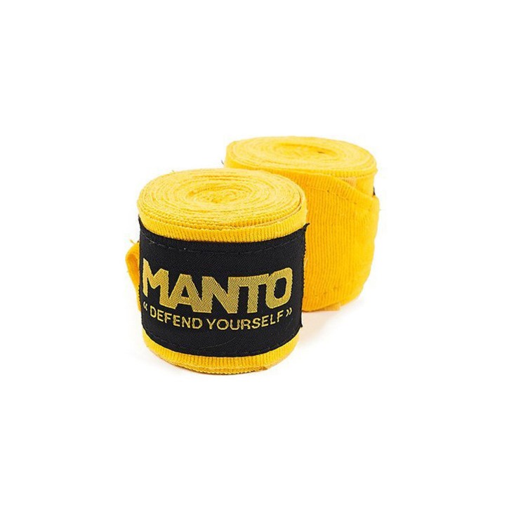 Manto Defend V2 Boxing Wraps 4m Yellow