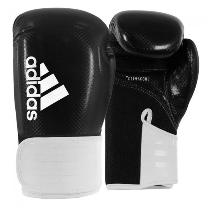 Abverkauf Adidas Hybrid 65 Boxhandschuhe Black White
