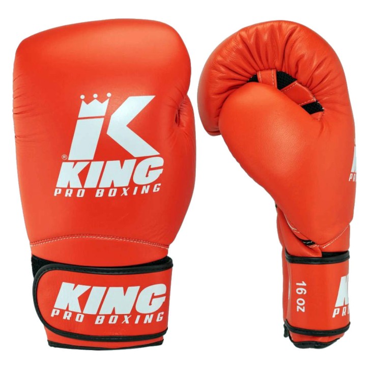 King Pro Boxing Star Mesh 6 Boxing Gloves Orange