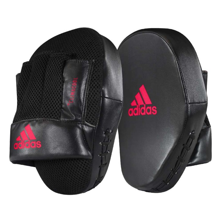 Adidas Speed Coach Mitts Black Red Pair ADISBAC014