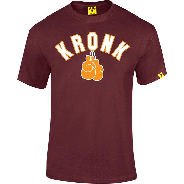 Kronk Gloves T-Shirt Maroon