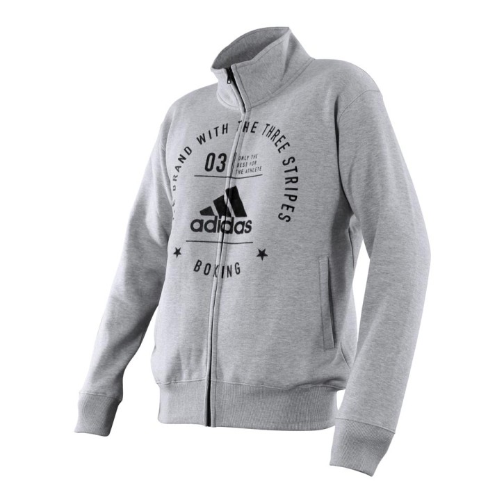 Adidas Boxing Community Jacket Gray Black