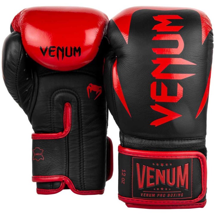 Venum Hammer Pro Boxing Velcro Black Red