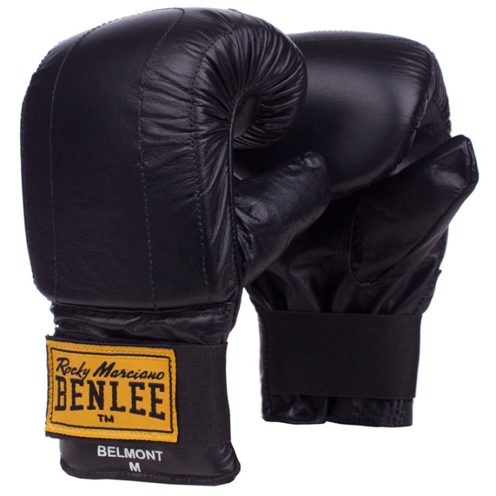 Sale Benlee Belmont Leather Bag Mitts Black