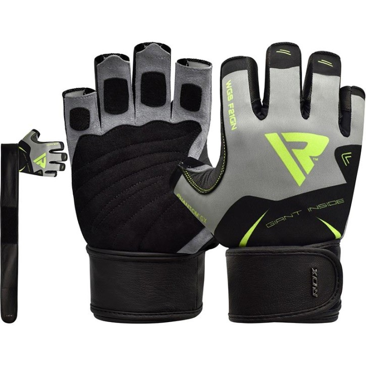 RDX Gym Glove F21 Green