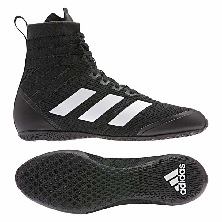 Sale Adidas Speedex 18 Boxing Boots Black White F99914