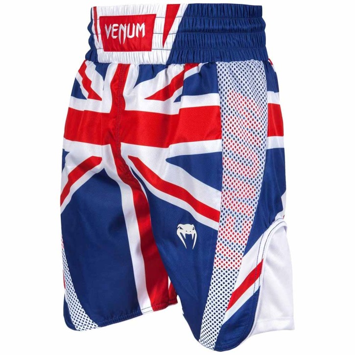 Abvverkauf Venum Elite Boxing Shorts UK Blue Red-White