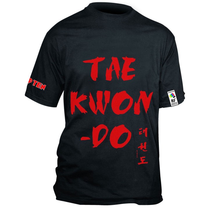 Top Ten Taekwon-Do T-Shirt Black Red