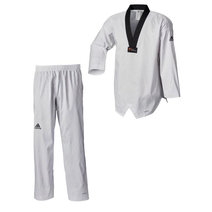 Adidas Taekwondo uniform adi Fighter Eco WT Black lapels