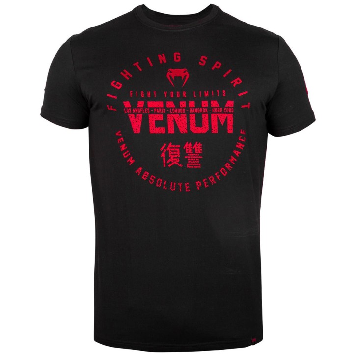 Venum Signature T-shirt Black Red