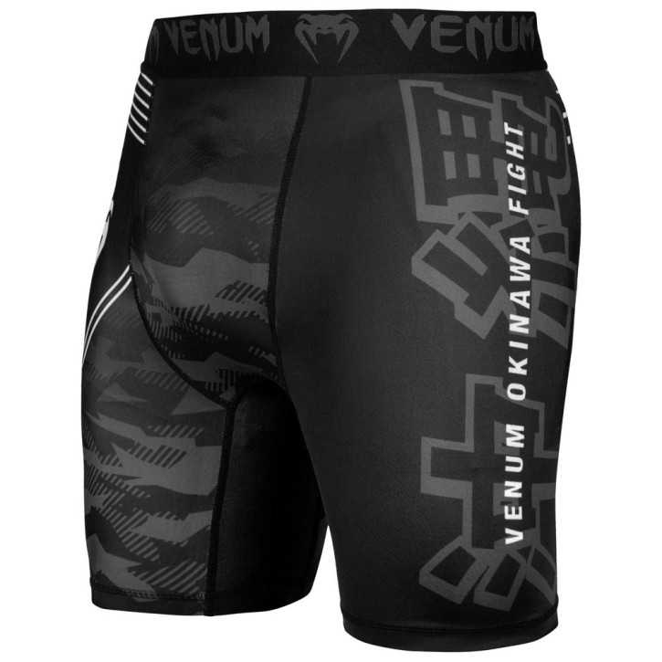 Venum Okinawa 2.0 Compression Shorts Black White