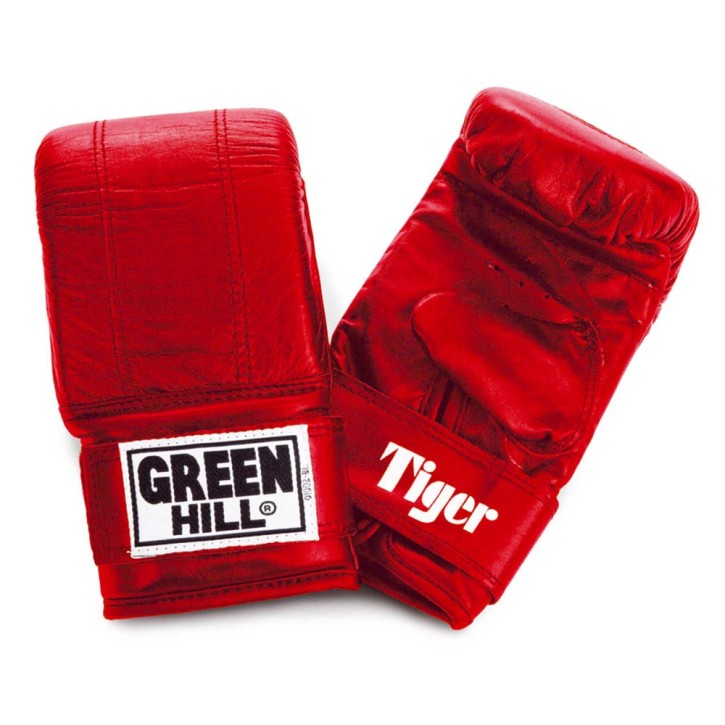 Green Hill Tiger Punching Mitts Red