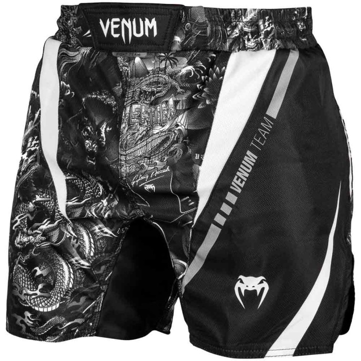 Venum Art Fightshorts Black White