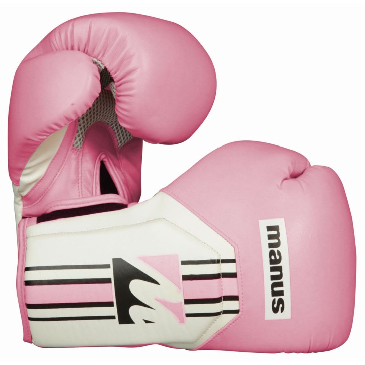 Manus Cool Boxing Gloves Pink White