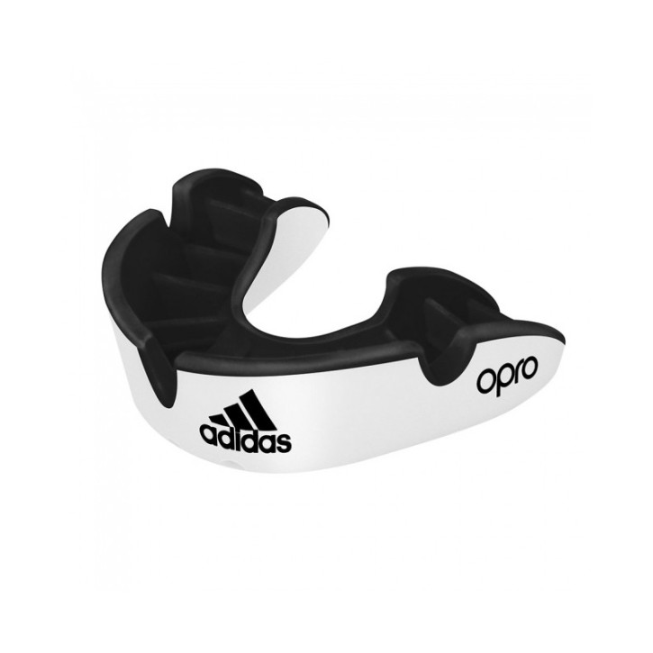 Adidas Opro Gen4 Silver Edition Mouthguard White Black Junio