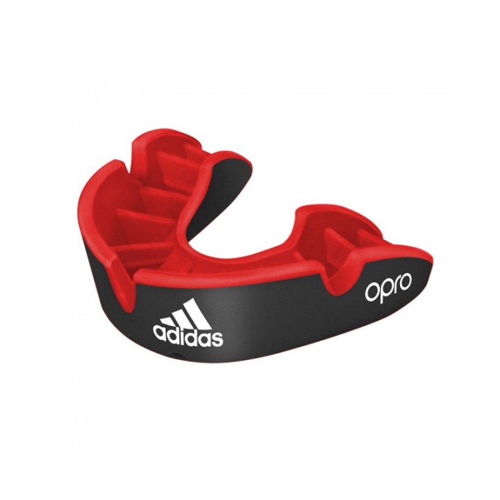 Adidas Opro Gen4 Silver Edition Mouthguard Black Red Junior