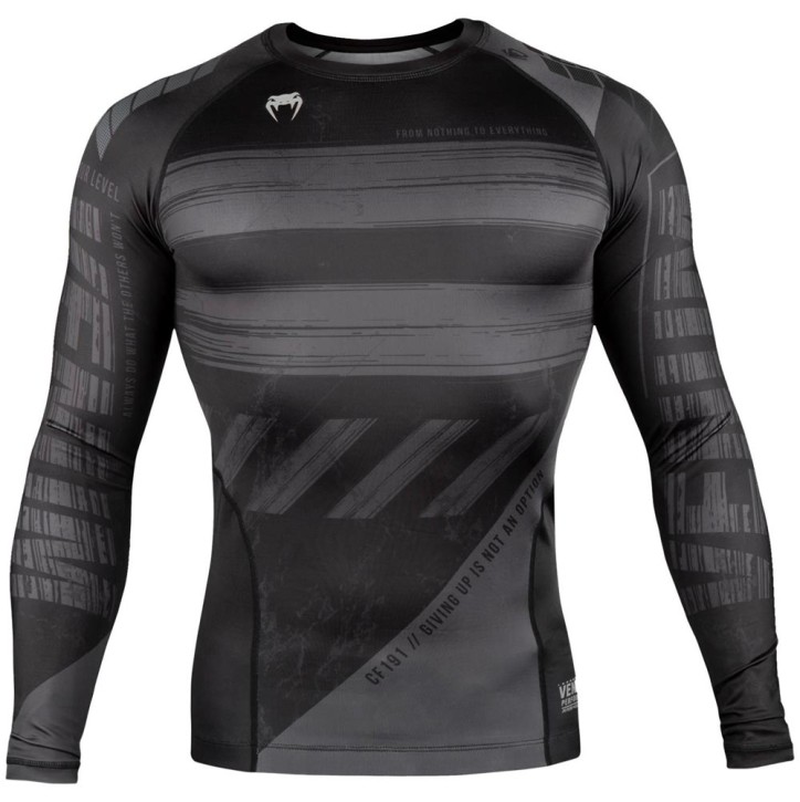 Abverkauf Venum Amrap Compression T-Shirt LS Black Grey L