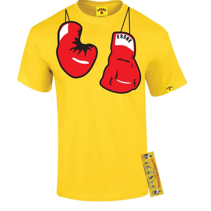 Kronk Hanging Gloves T-Shirt Yellow