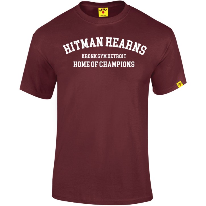 Kronk Boxing Hitman Hearns T-Shirt Maroon