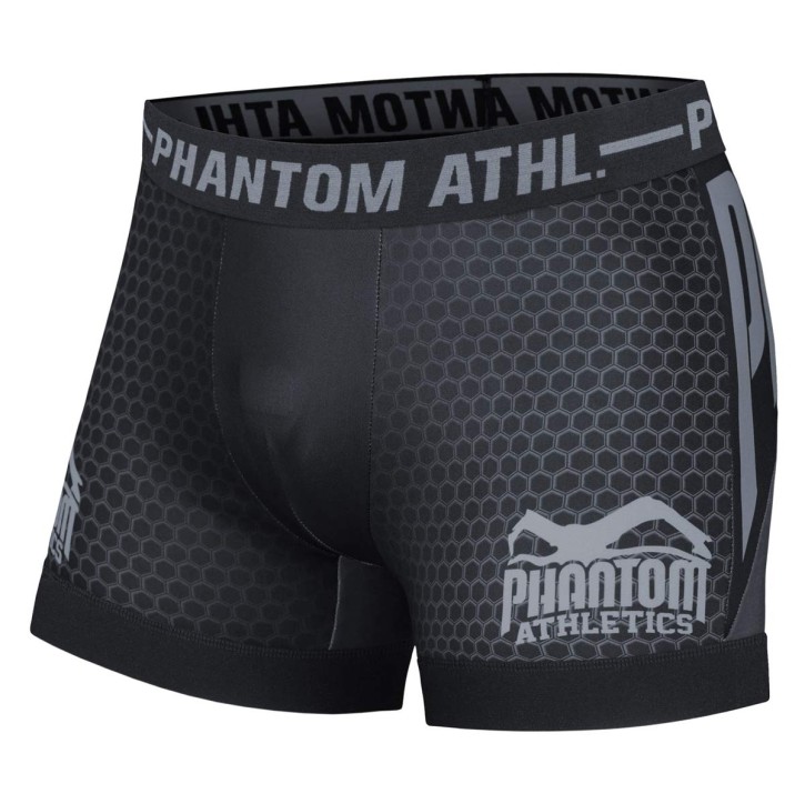 Phantom Storm One Vale Tudo Shorts Black Grey