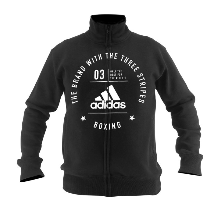 Adidas Boxing Community Jacket Black White