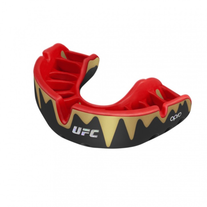 Opro UFC Fangz Platinum 2022 Zahnschutz Schwarz Gold
