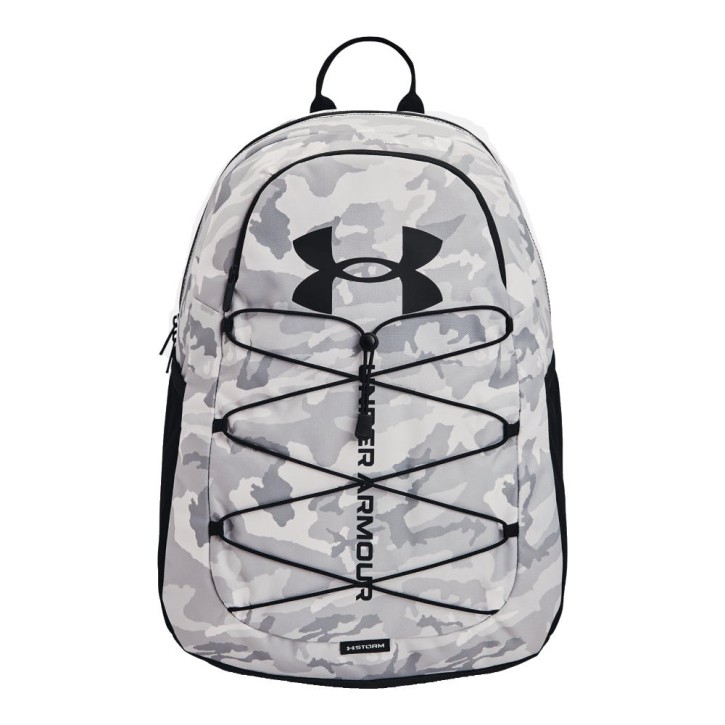 Under Armor Hustle Sport Backpack Snowcamo Grey