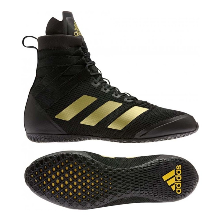 Adidas Speedex 18 Boxing Boots Black Gold FX0564