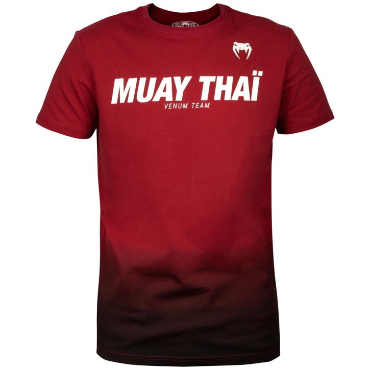 Venum Muay Thai VT T-Shirt Red Wine Black