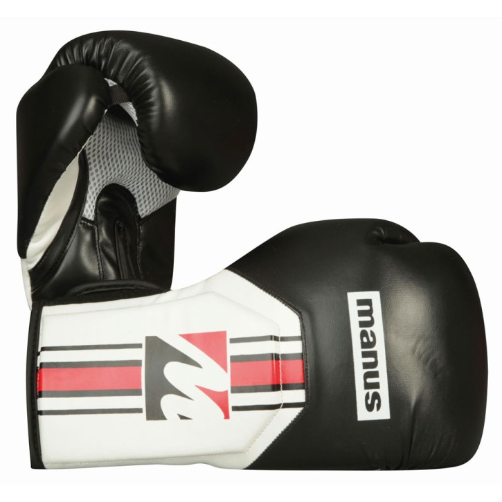 Manus Cool Boxing Gloves Black White