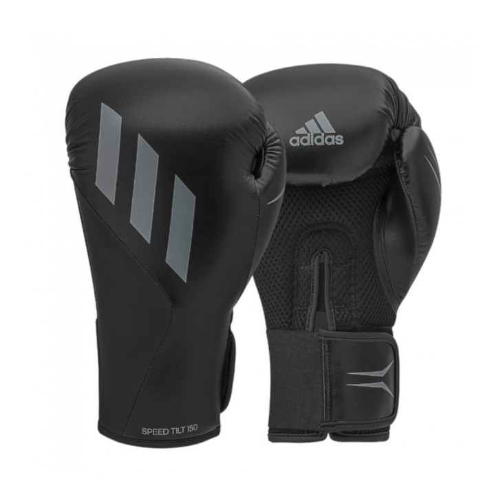 Adidas boxing gloves Speed Tilt 150 Black Gray SPD150TG