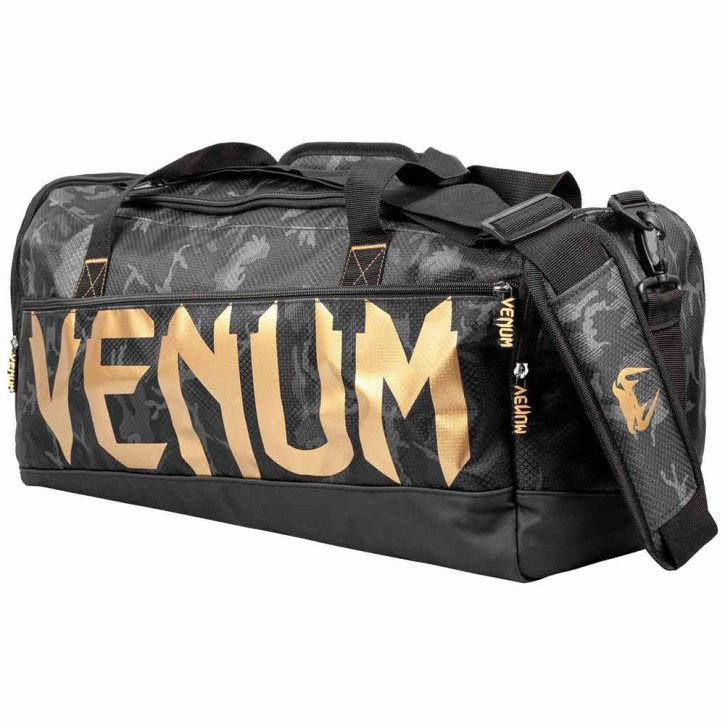 Venum Sparring Sportbag Dark Camo Gold