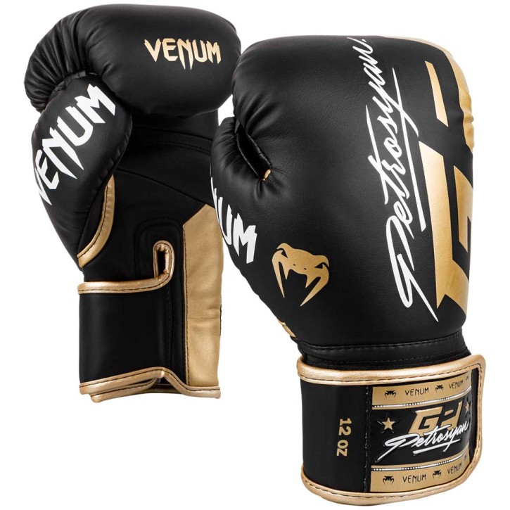 Abverkauf Venum Petrosyan Boxhandschuhe Black Gold