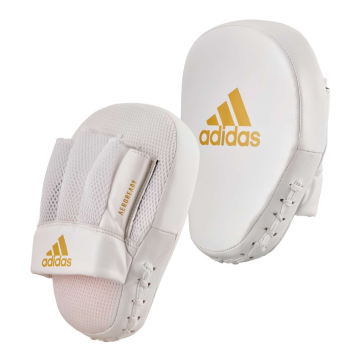Adidas Speed Coach Mitts White Gold Paar