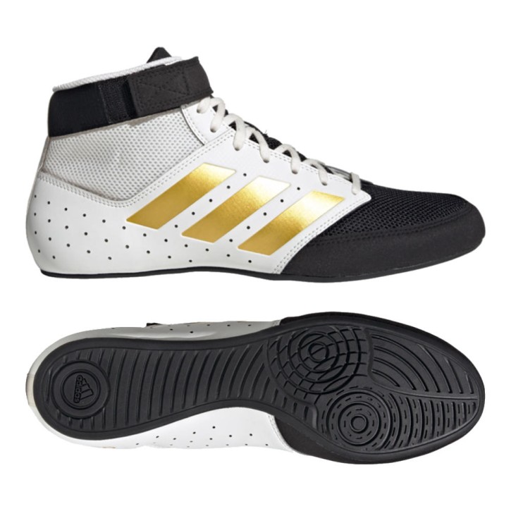 Adidas Mat Hog 2.0 Wrestling Shoes Black Gold