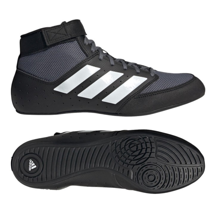 Adidas Mat Hog 2.0 Wrestling Shoes Black White