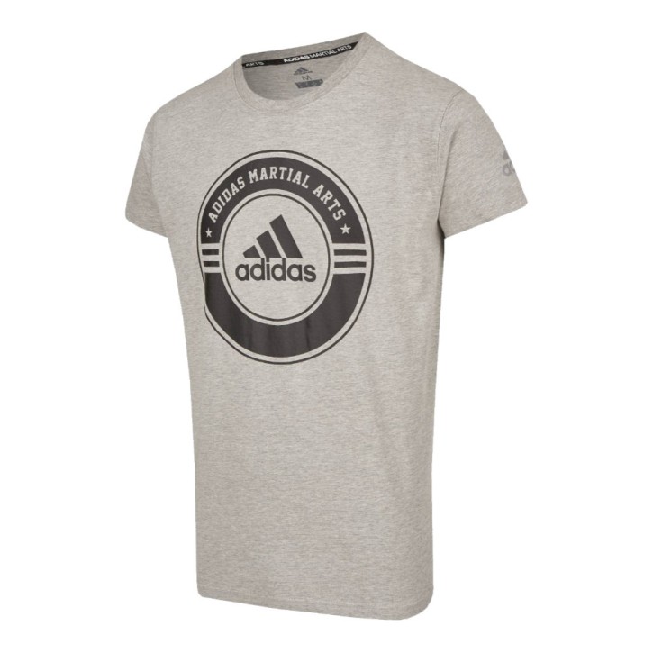 Sale Adidas MMA T-Shirt Gray Black