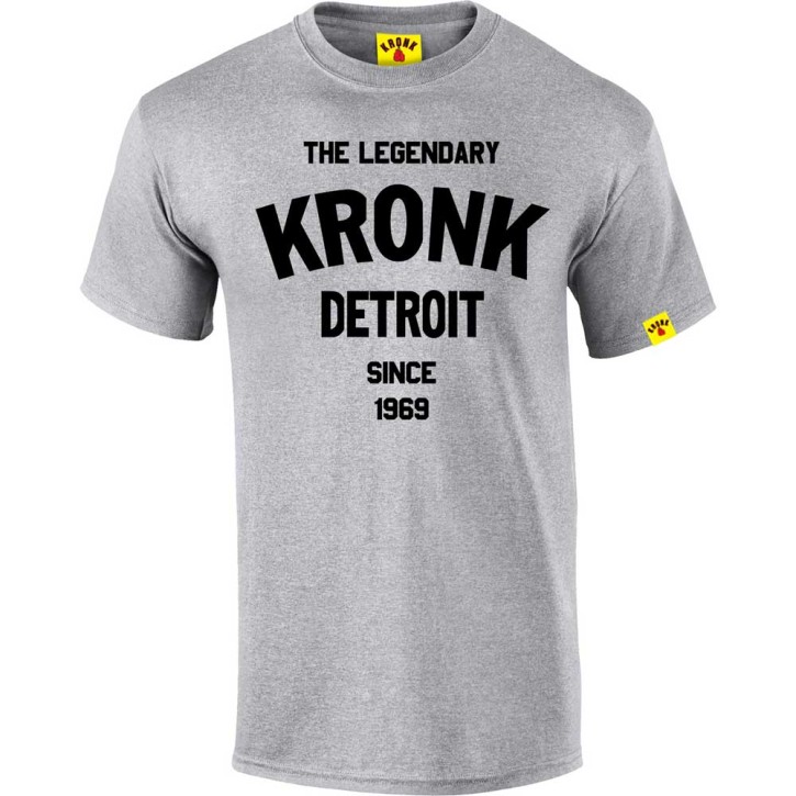Kronk The Legendary Detroit T-Shirt Sport Grey