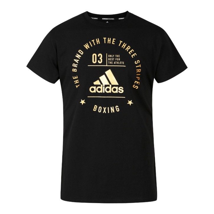 Adidas Boxing Community T-Shirt Black Gold ADICL01B