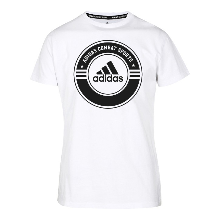 Adidas Combat Sports T-Shirt Weiss Schwarz