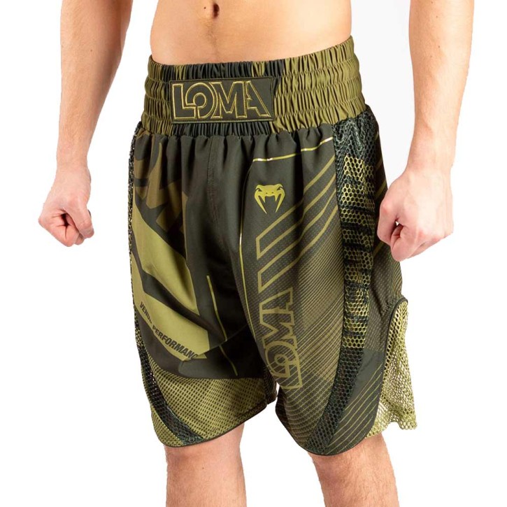 Abverkauf Venum Commando Boxing Shorts Loma Edition Khaki